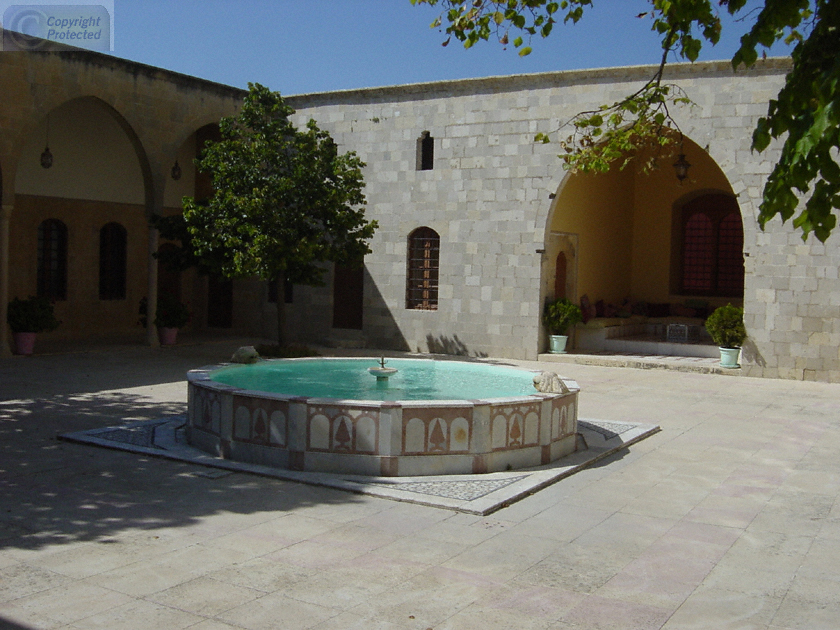 A Courtyard in the Palace in Jazzin